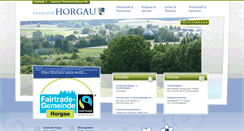 Desktop Screenshot of horgau.de