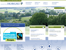 Tablet Screenshot of horgau.de